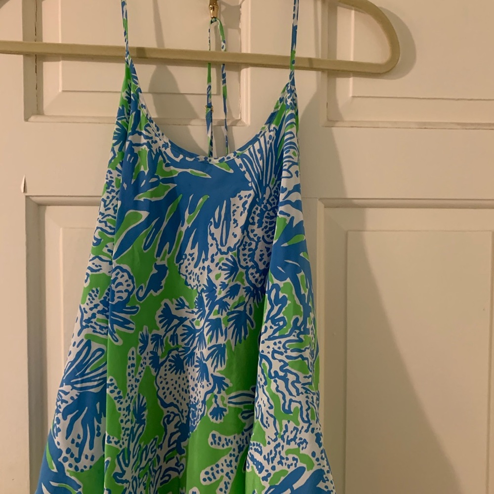 Lilly Pulitzer coral print tank top